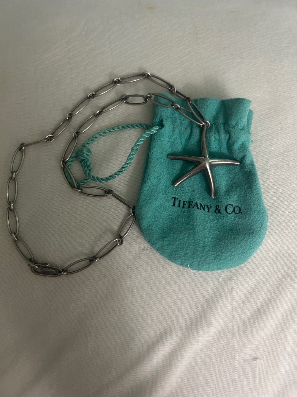 Tiffany & Co. Silver Elsa Peretti Starfish Pendant
